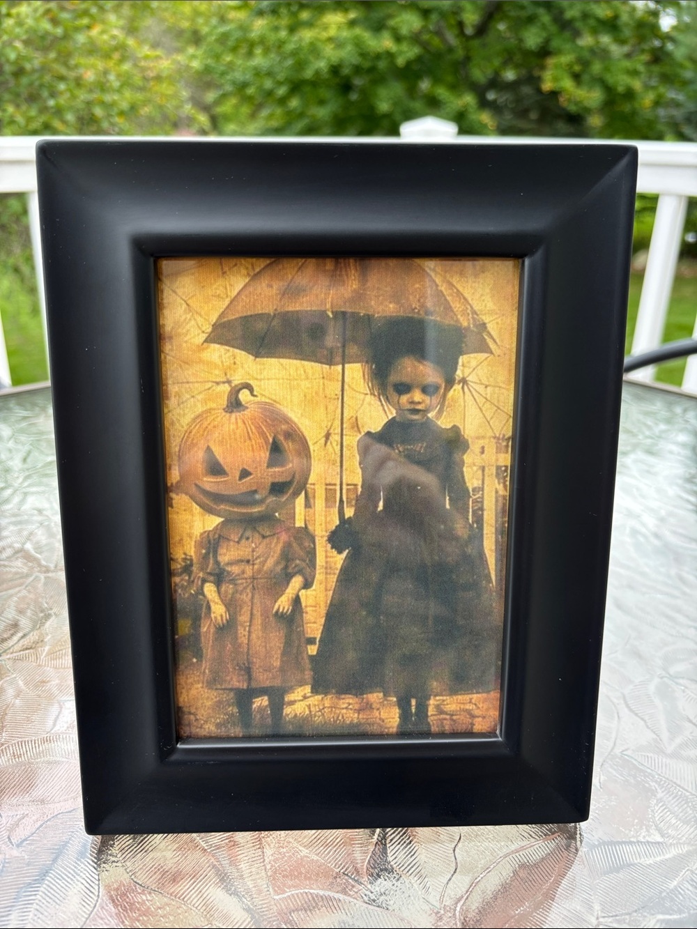 Vintage Inspired Halloween Framed Print